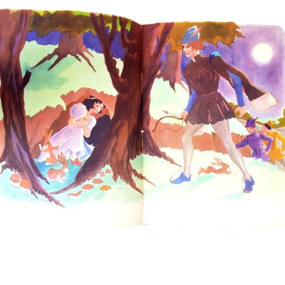 Blanche Neige Snow White Book Simone Deleuil Paris 1958 Children Fairy Tale - Picture 10 of 16